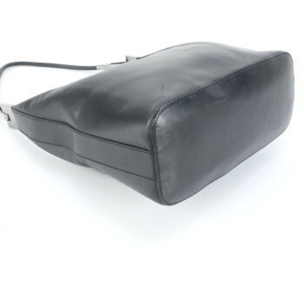 Gucci leather Shoulder Bag tote black ERE - Picture 4 of 9